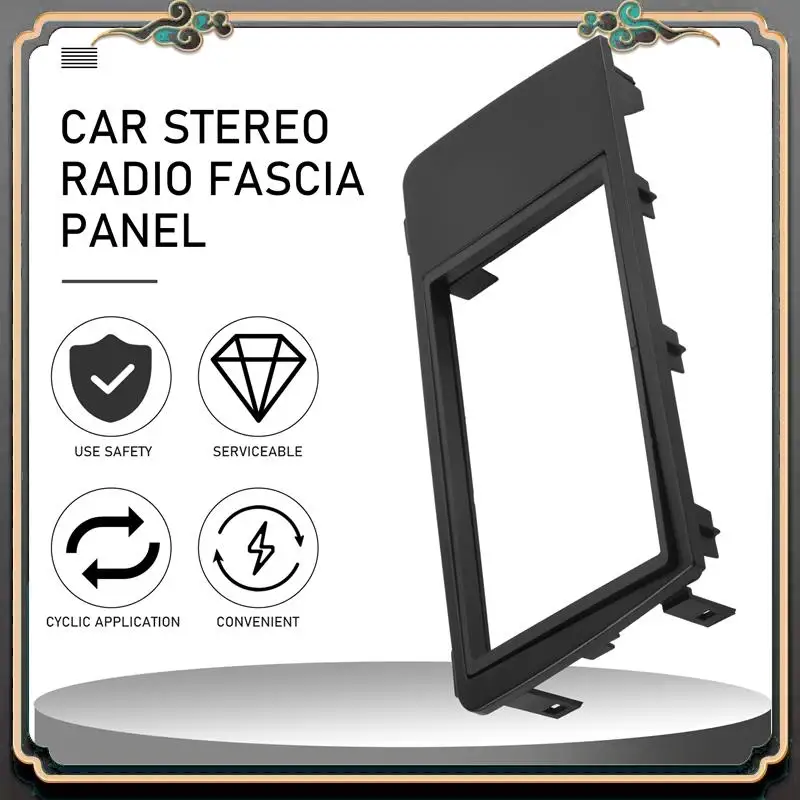 

M45K-Car Stereo Radio Fascia Panel Plate Frame 2 Din For Volvo Xc70/ V70/ S60 2004-2007