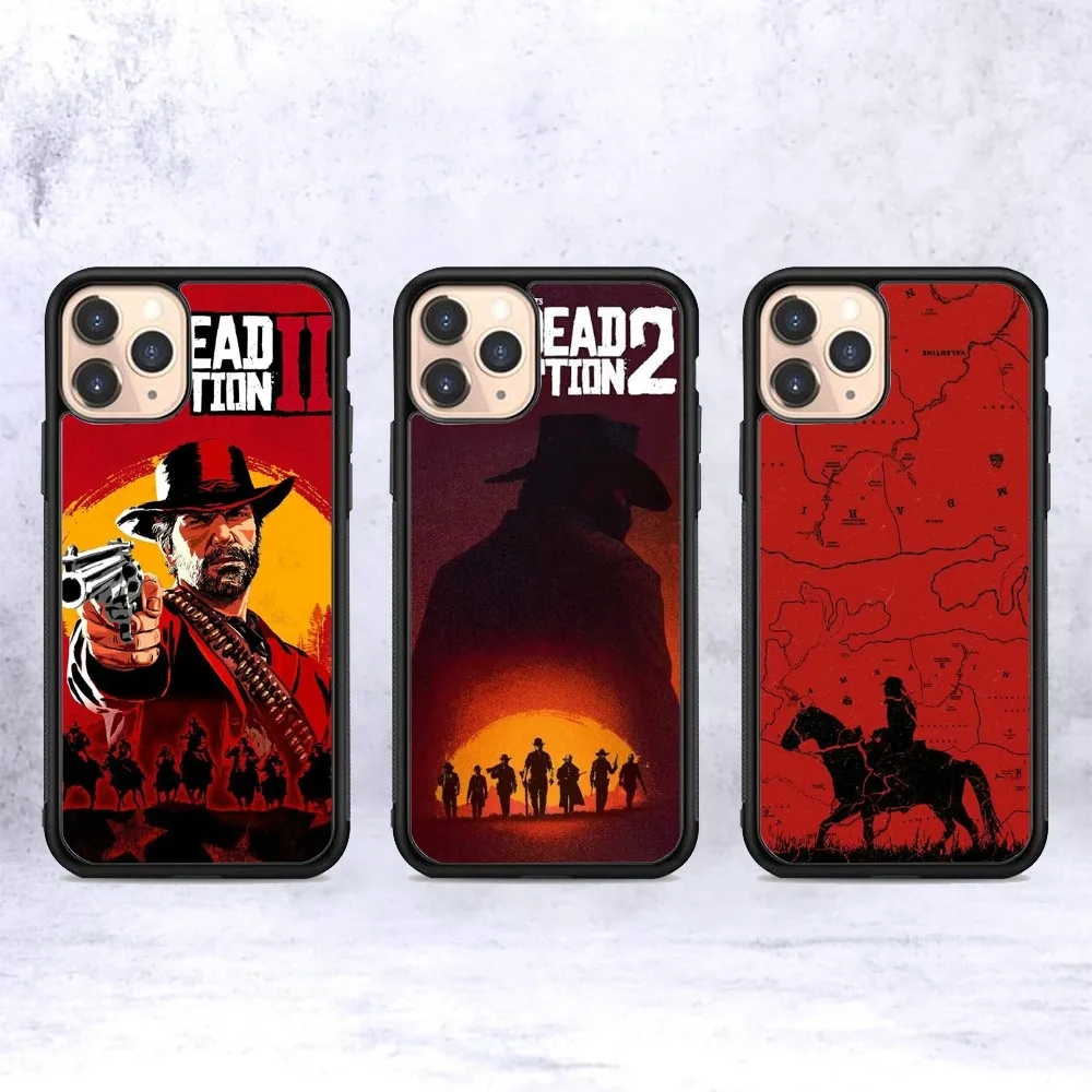 Game R-Red Dead-R-Redemptions 2 Phone Case Silicone PC+TPU For For IPhone 11 12 13 14 15 16 Plus Pro Max Cover