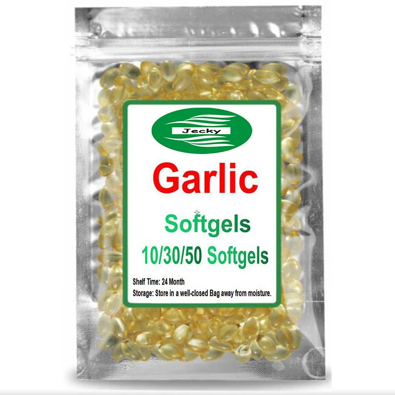 1Pack 120pcs, Garlic Capsules Odourless Garlic Softgels - High Strength