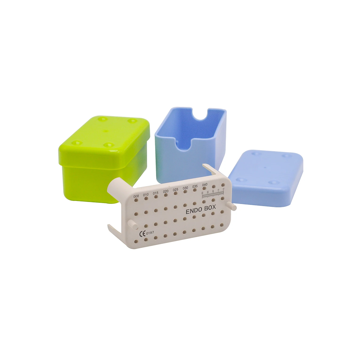

1 шт., подставка для чистки эндобокса, стоматологическая, 40 отверстий, 135 ℃ Автоклавируемый стерилизуемый держатель боров Держатель эндофайлов с линейкой Стоматологические боры