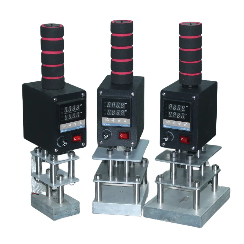 Prodotto-Marchio fai-da-te Macchina per stampa a caldo Imballaggio in legno Pallet Marca Fumigazione Sigillo Timbratura a caldo in pelle Marchio