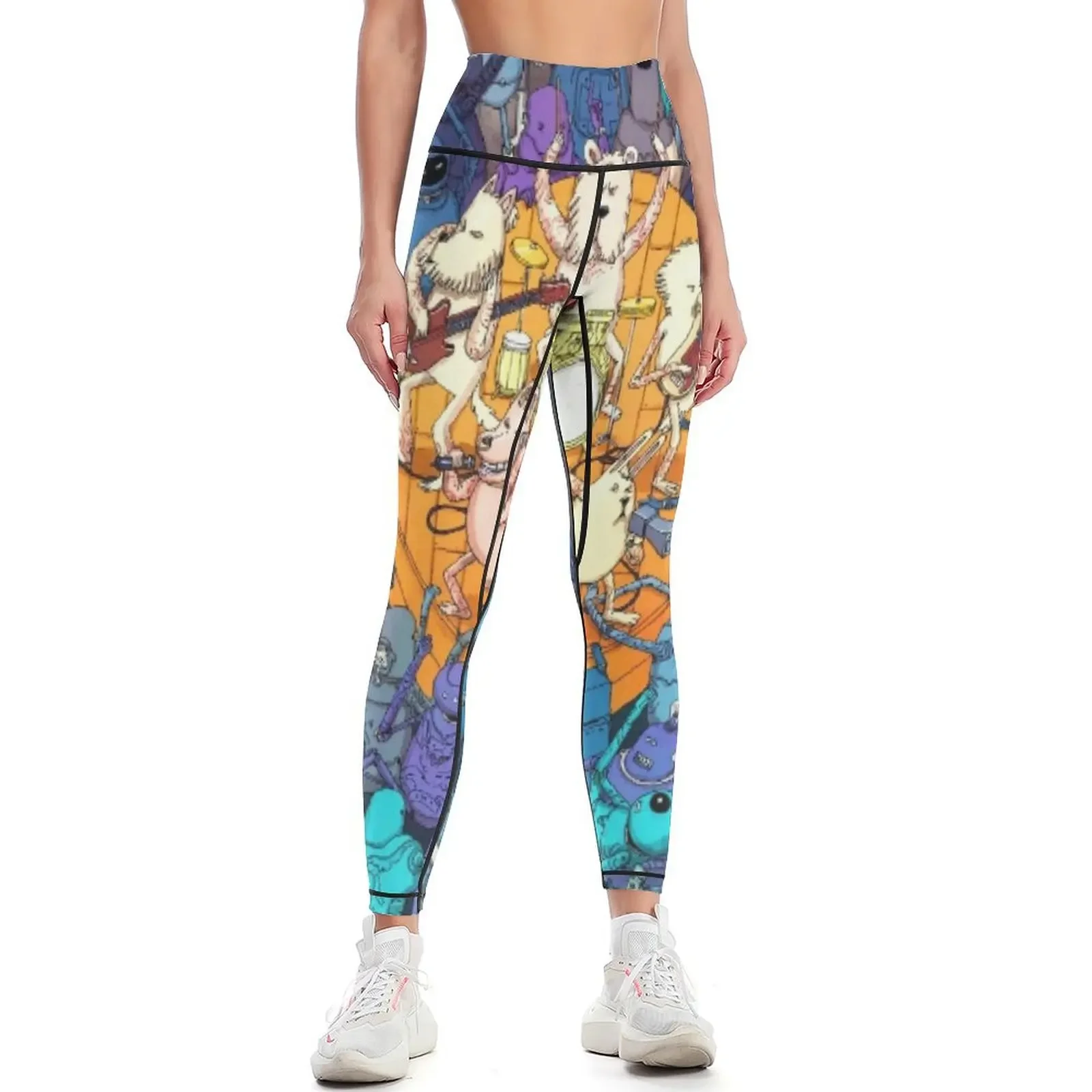 

in the middle of a concert Leggings Jogger pants push up tights for Women's tights harem pants Womens Leggings