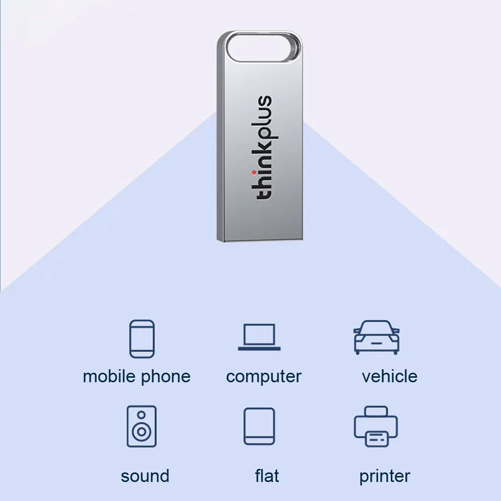 Lenovo-unidad Flash Usb 3,2, Pendrive de Metal de alta velocidad, 128GB, 64GB, 32GB, portátil, TU110