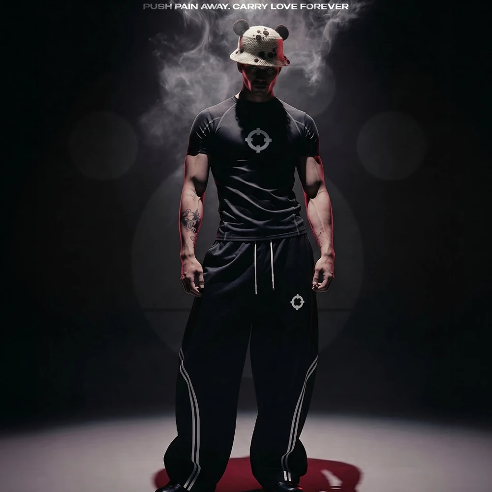 One Piece Pacifista Compression New Hot Selling Men Women Short Sleeved Pants Set Street Y2K Casual Tee Set Hip Hop Sports Set