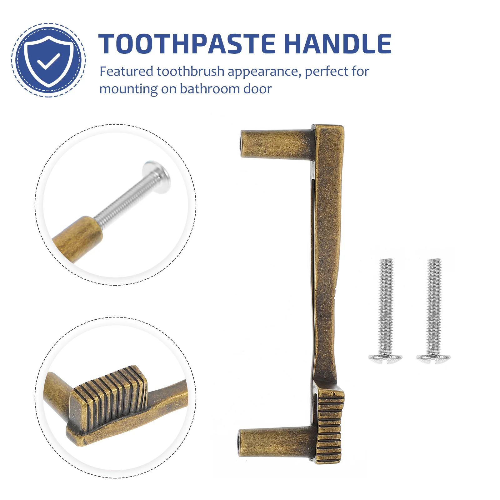 

Bathroom Door Handle Toothbrush Style Zinc Alloy Cabinet Pulls Drawer Pulls Dresser Handles Wardrobe Furniture Hardware