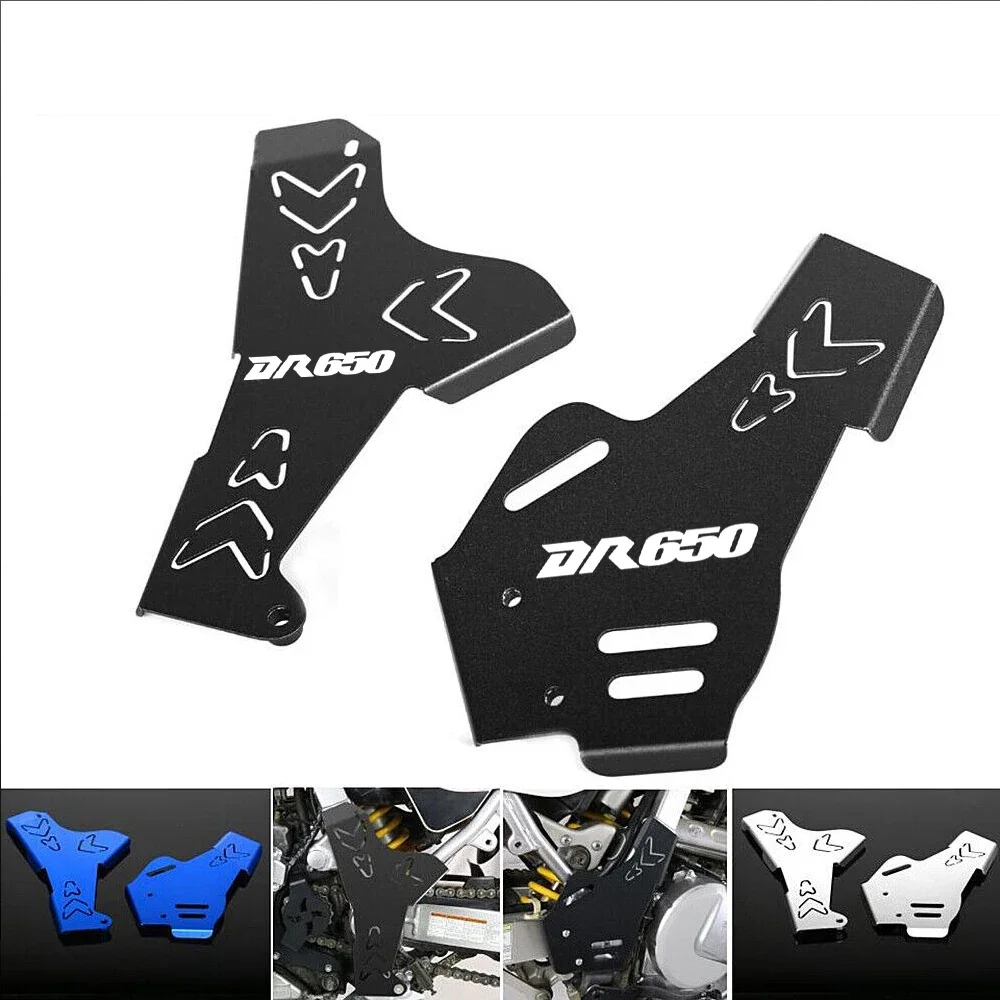 DR / DR650 LOGO Side Frame Guard Protector For SUZUKI DR650 DR650SE 1996-2024 DR650S 2015-2024 DR650 DR650S DR650SE