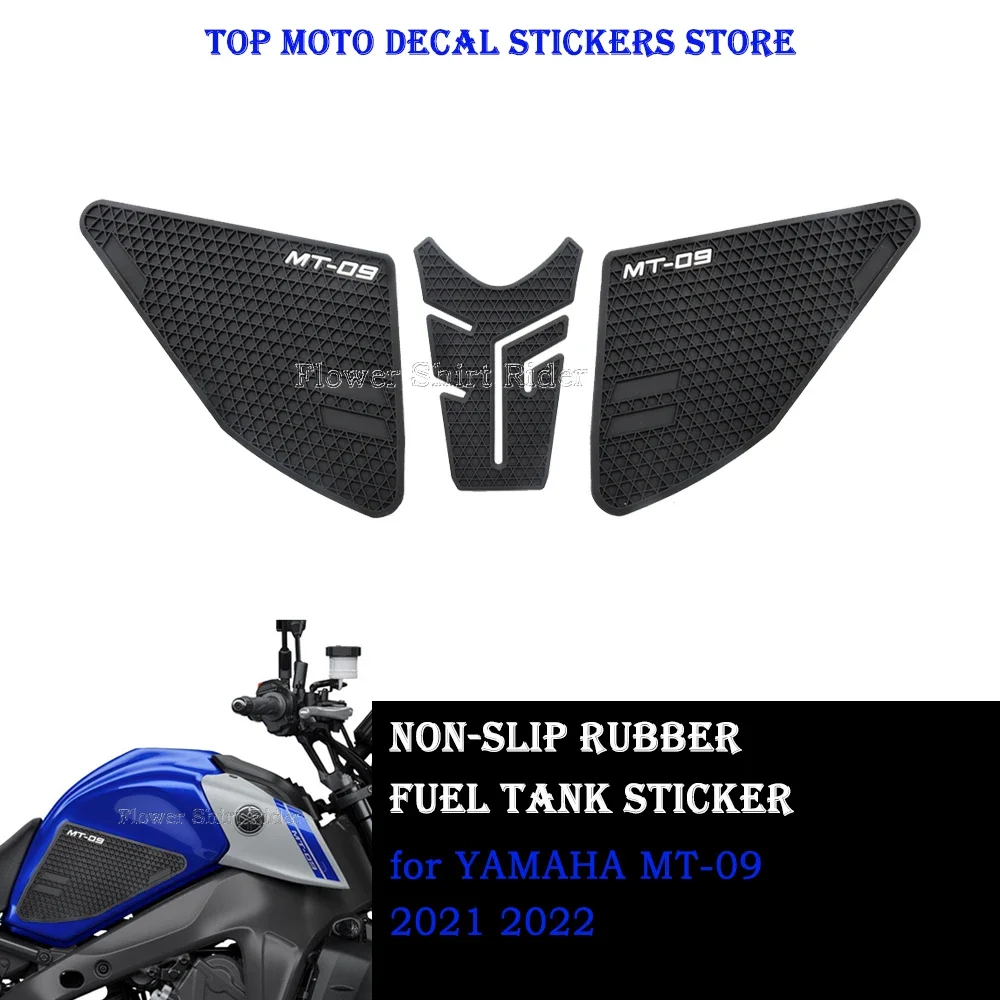 

NEW for YAMAHA MT-09 MT09 2021 2022 Motorcycle Non-slip Side Fuel Tank Waterproof Pad Stickers