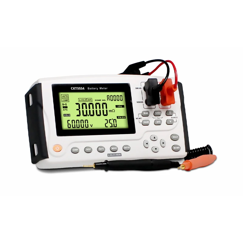 Chuangkai CKT3554 Portable Type Internal Resistance Tester Handheld Battery Meter of Battery UPS Online Test 3Ω 60V