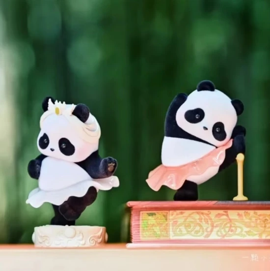 Panda Roll Ballet Stage Series Anime Figurka Blind Box Zabawka Ozdoby Model Lalki Figurki Kolekcjonerskie Tajemnicze Pudełko Prezent Urodzinowy