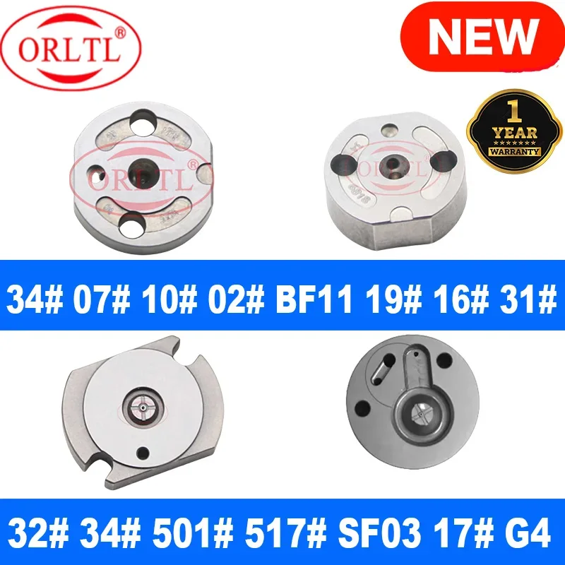 ORLTL 07# 10# 02# SF03 BF11 19# 31# 32# 34# 501# 517# Control Valve Plate For Denso Common Rail Injector Nozzle Orifice Plate