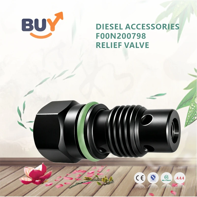 F00N200798 Diesel Fuel Overflow Valve Diesel Injection Pump Pressure Relief Limiter Return Control Valve Replacement Part LI2027