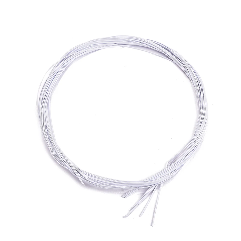 

10Pcs White Guitar Binding 0.5mm Thick ABS Material Replacement for Acoustic Classical Guitar Parts Accessories