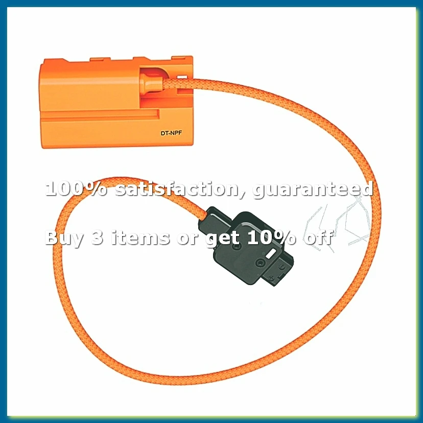 DT-NPF D-Tap to NPF Dummy Battery Cable NP-F970 F960 F950 F770 F750 F570 F550 Battery External Power Supply-DT30