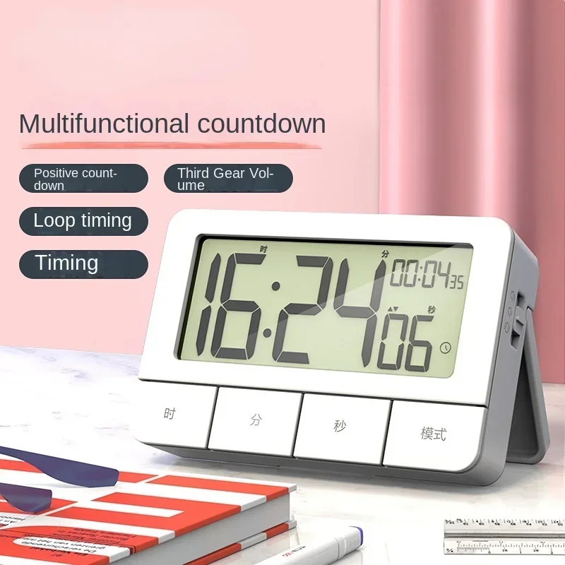 Student Postgraduate Entrance Examination Timer Kitchen Multi-Function Time Alarm Clock Stopwatch Reverse Dual-Use Hot sales