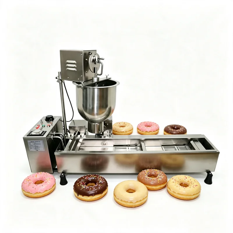 Commercial Automatic Donut Making Machine Donut Depositor Fryer Doughnut Maker For Bakery Restaurant Cafe Fast Food Shop