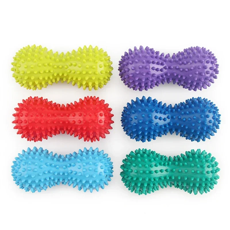 Foot Massage Roller Peanut Double Lacrosse Spiky Ball Myofascial Balls For Plantar Fasciitis Mobility Back Foot Arch Pain Relief