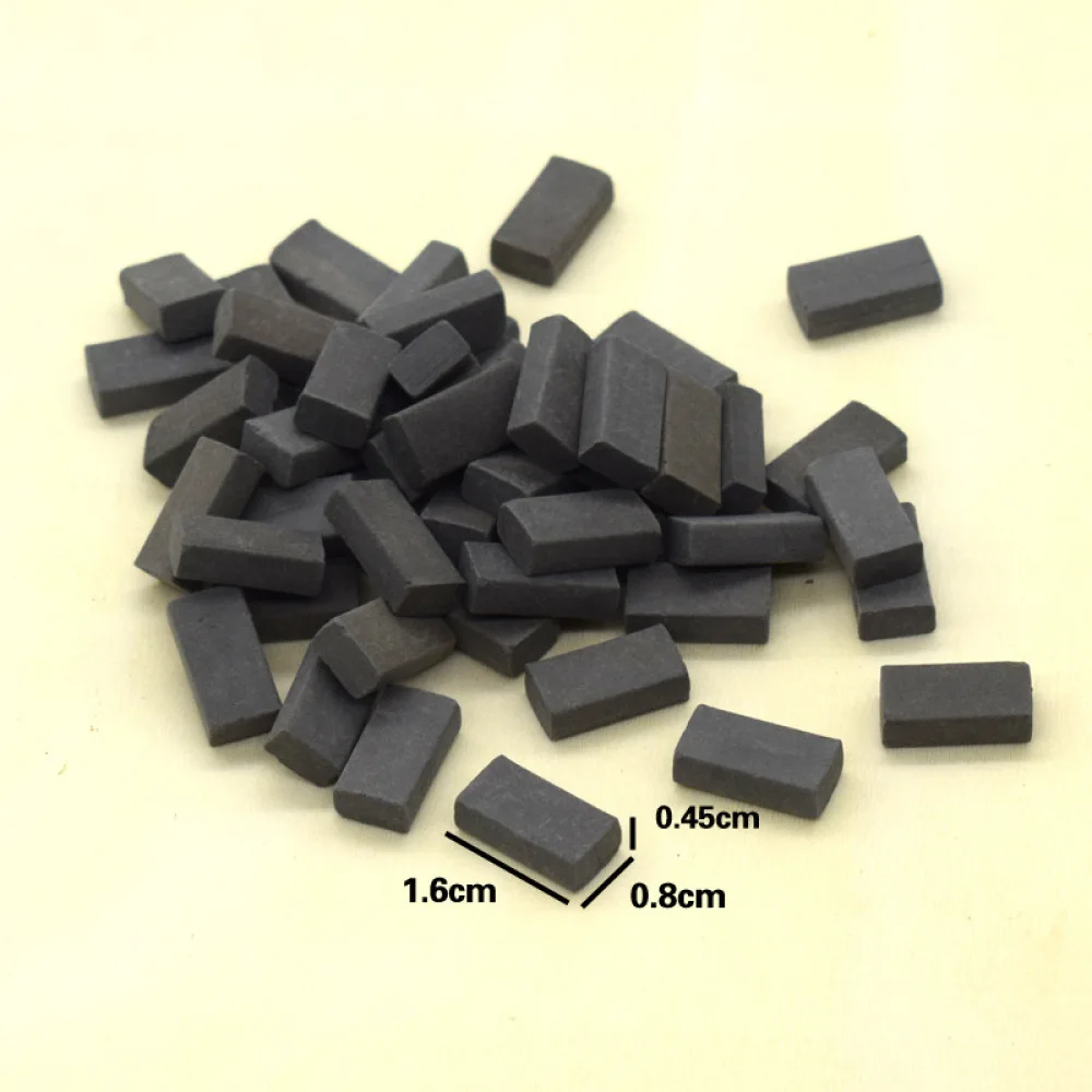 Tiny Clay Bricks For Miniature House Building Realistic Model Architecture Kits Crafting Supplies For Diorama Scenery