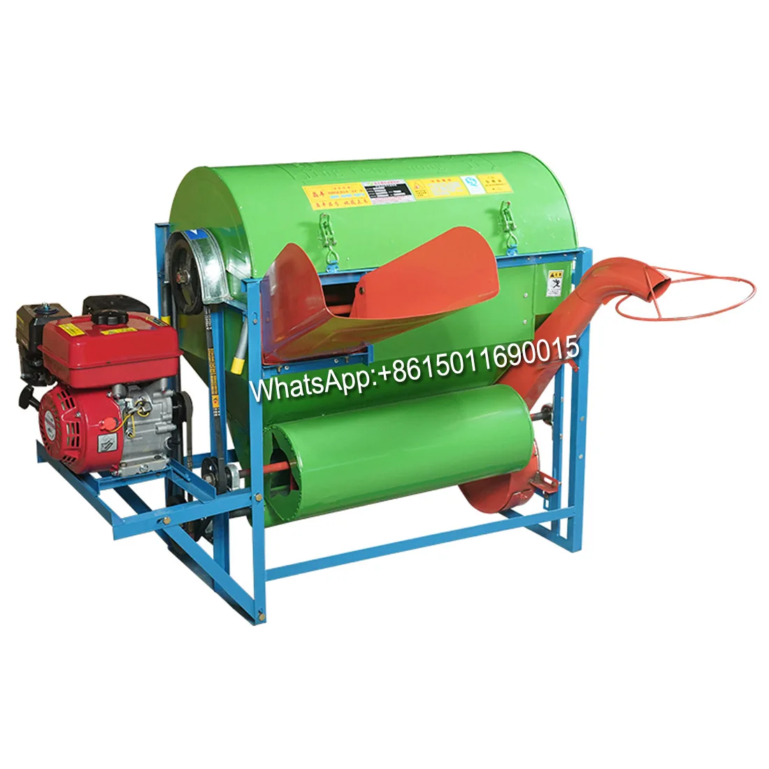 Rice Thresher New Machine Rice Harvester Small Thresher Household Thresher Gasoline Engine