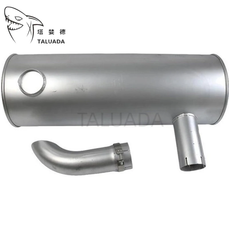 14506441 Muffler For EC330B EC330C EC360B EC360C Excavator Engine Excauster with Pipe Alloy Tailpipe Excaust Parts Hot Sale