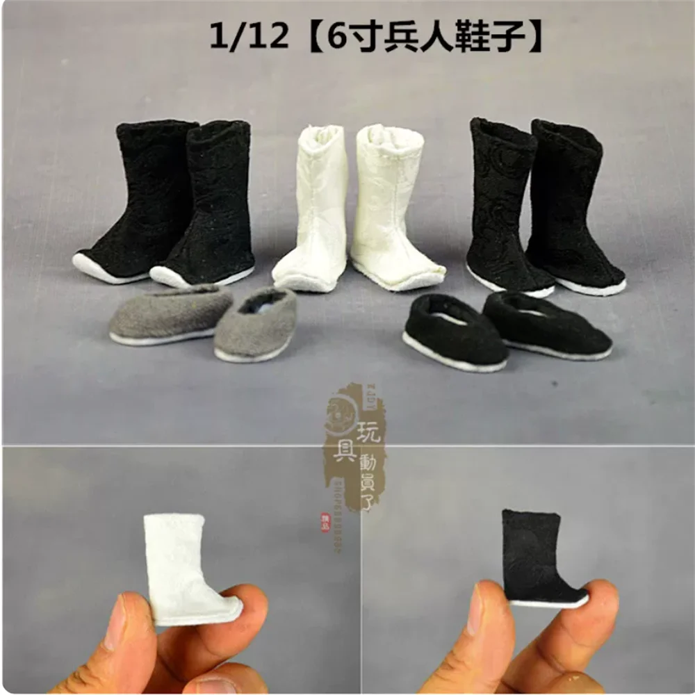 

Snail 1/12 Ancient Soldier Royal Guards Upturned Boots Cloth Shoes Fit 6'' Action Figure Body In Stock