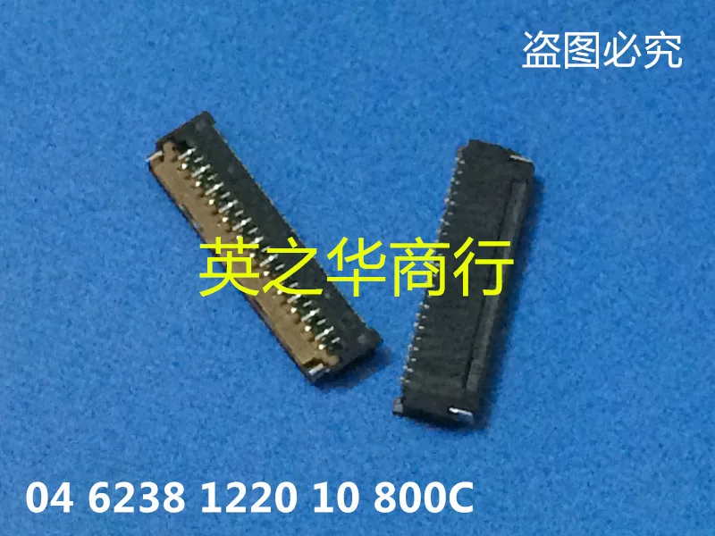 30pcs original new 04 6238 1220 10 800C 046238122010800C 22P 0.5MM lower connection