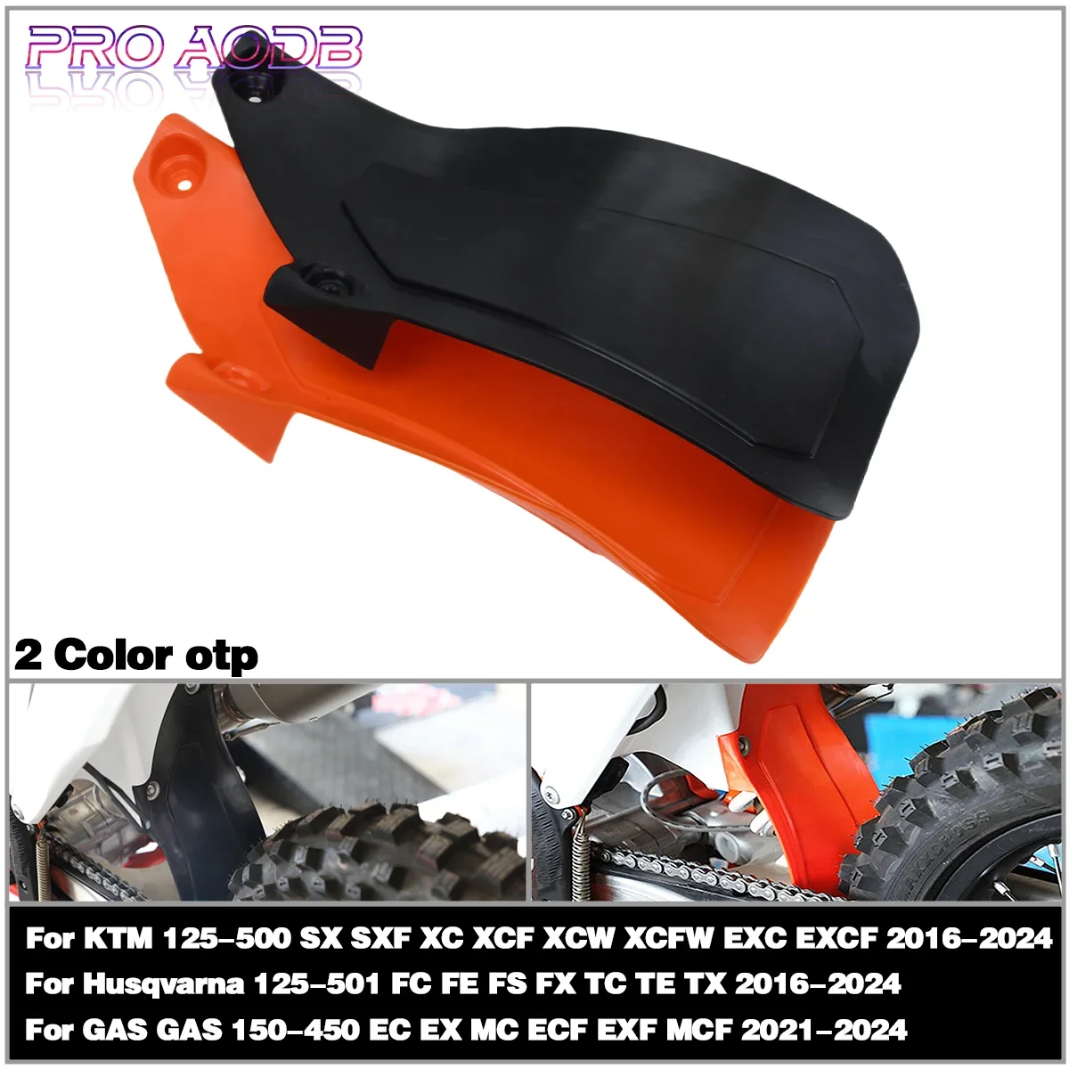 

For Husqvarna FC FE FS FX TC TE TX Rear Shock Mud Guard Fender For KTM EXC EXCF XC XCF XCW XCFW SX SXF 125 150 250 300 350 450CC