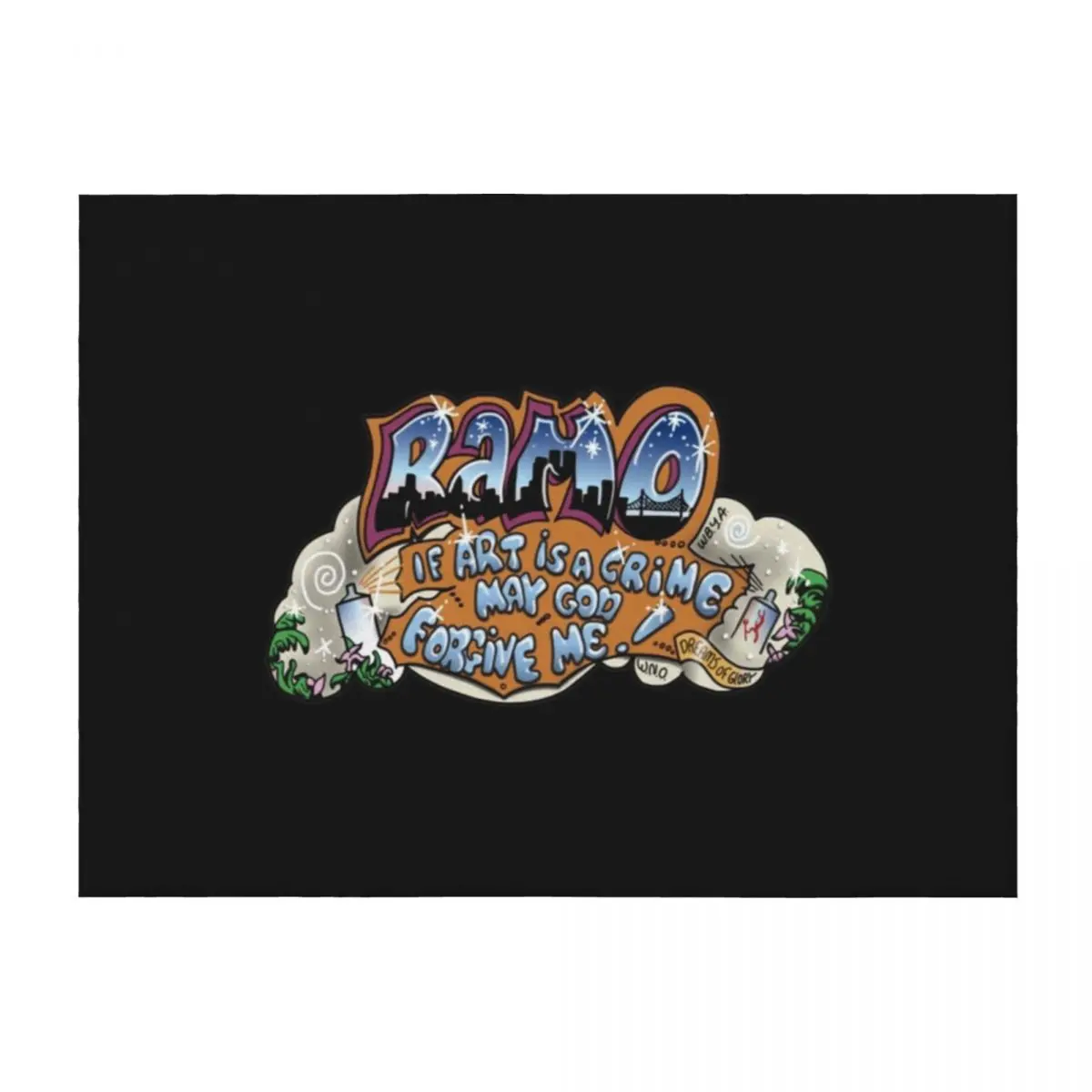 

Ramo Graffiti - Beat Street Throw Blanket manga for winter sofa bed Luxury Designer Blankets