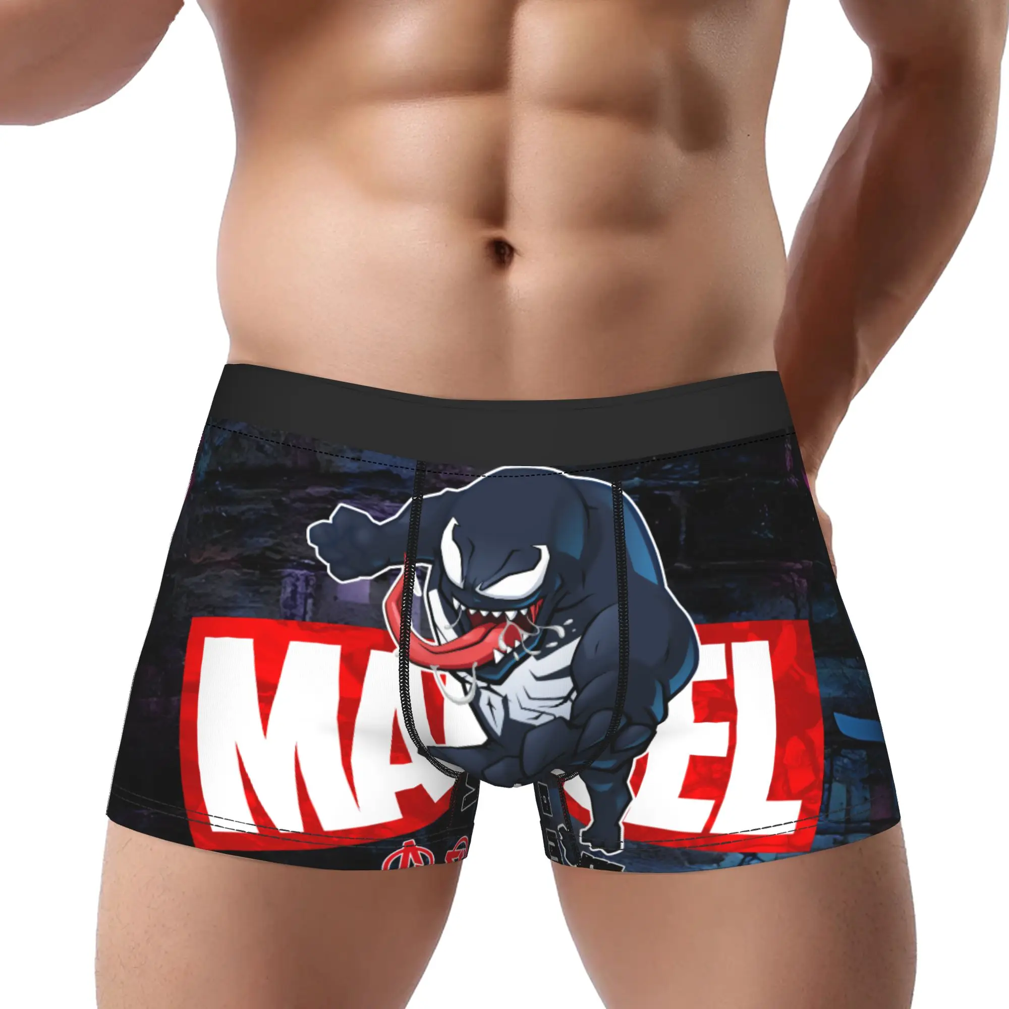

Fashionable boxers Marvel Avengers superheroes Underpants Homme Panties Male Underwear Sexy Shorts Boxer Briefs