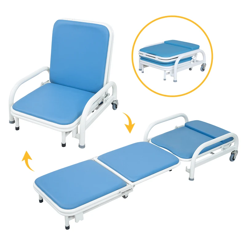 MN-PHY003 Składane łóżko medyczne typu sofa, łóżko pomocnicze dla rodziny pacjenta