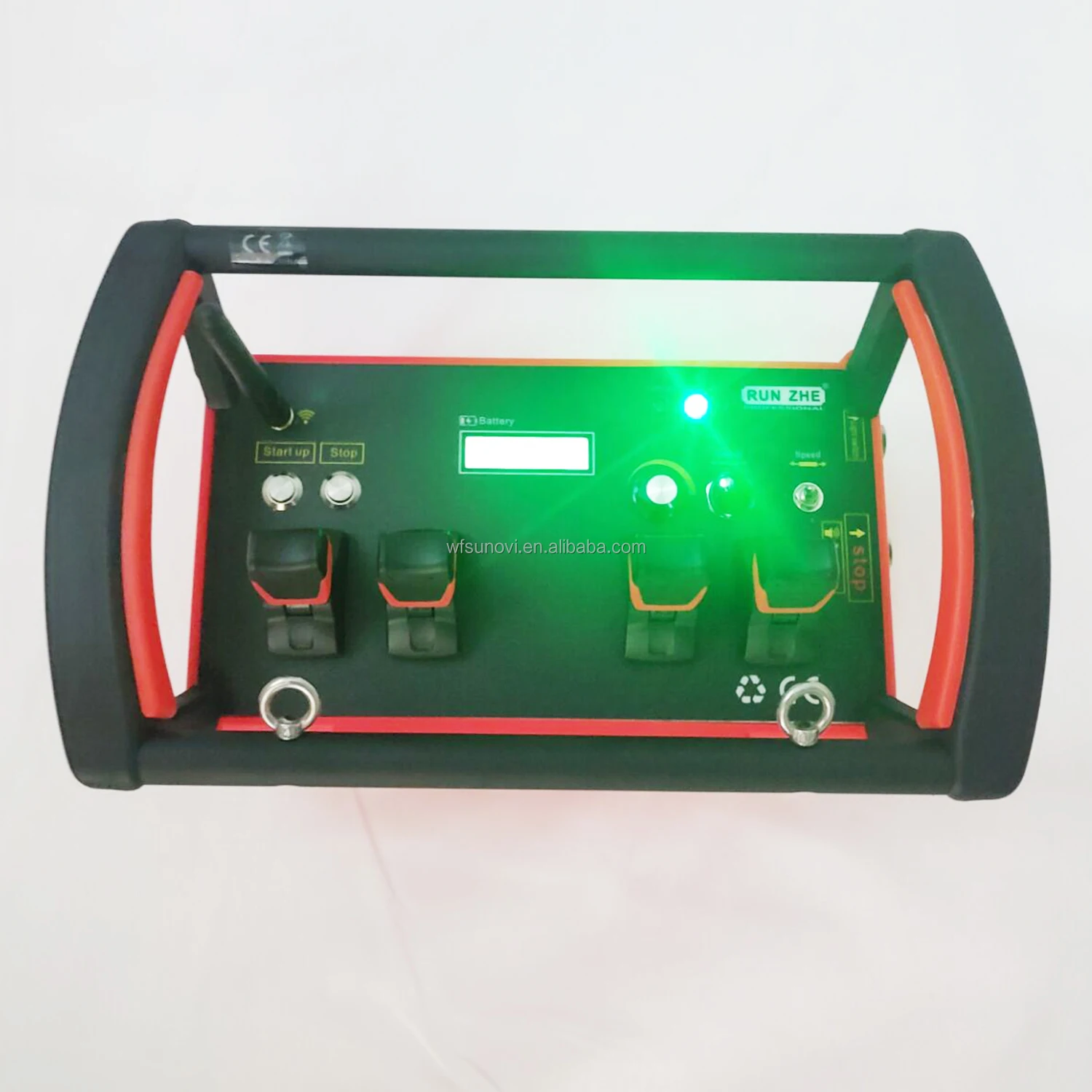 2026- New 24V Wireless 4-Motor Proportional Remote Control Kits for Crane Boom Truck 16kg Black 1 Year Warranty