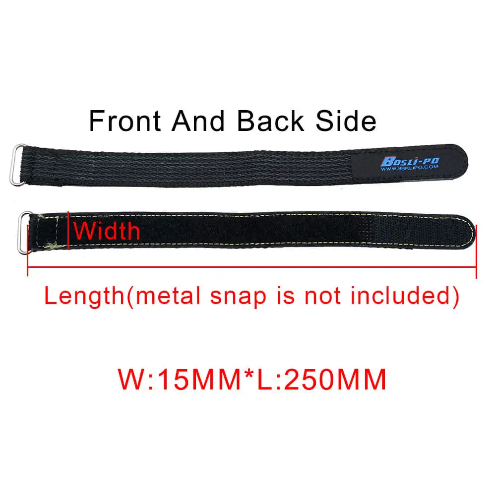 RC 비행기 FPV 드론 5/7/10 인치 Quadcopter 부품에 대 한 4PCS Boslipo 배터리 스트랩 Antislip Kevlar