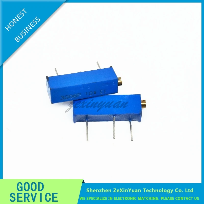 10PCS/LOT 3006P-1-203LF 3006P 20K ohm 203 3006P-1-203  3006P-203  203  Precision Multi-turn Adjustable Potentiometer