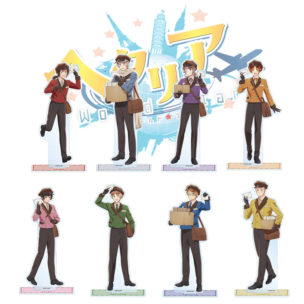 Animation Peripheral Store Hetalia: World Stars China Russia France Japan Germany Italy Acrylic Stand desktop ornament Gifts