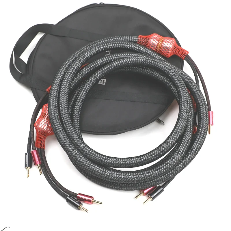 

3040 hifi динамик кабель 7N OFC 10AWG аудио соединительный кабель