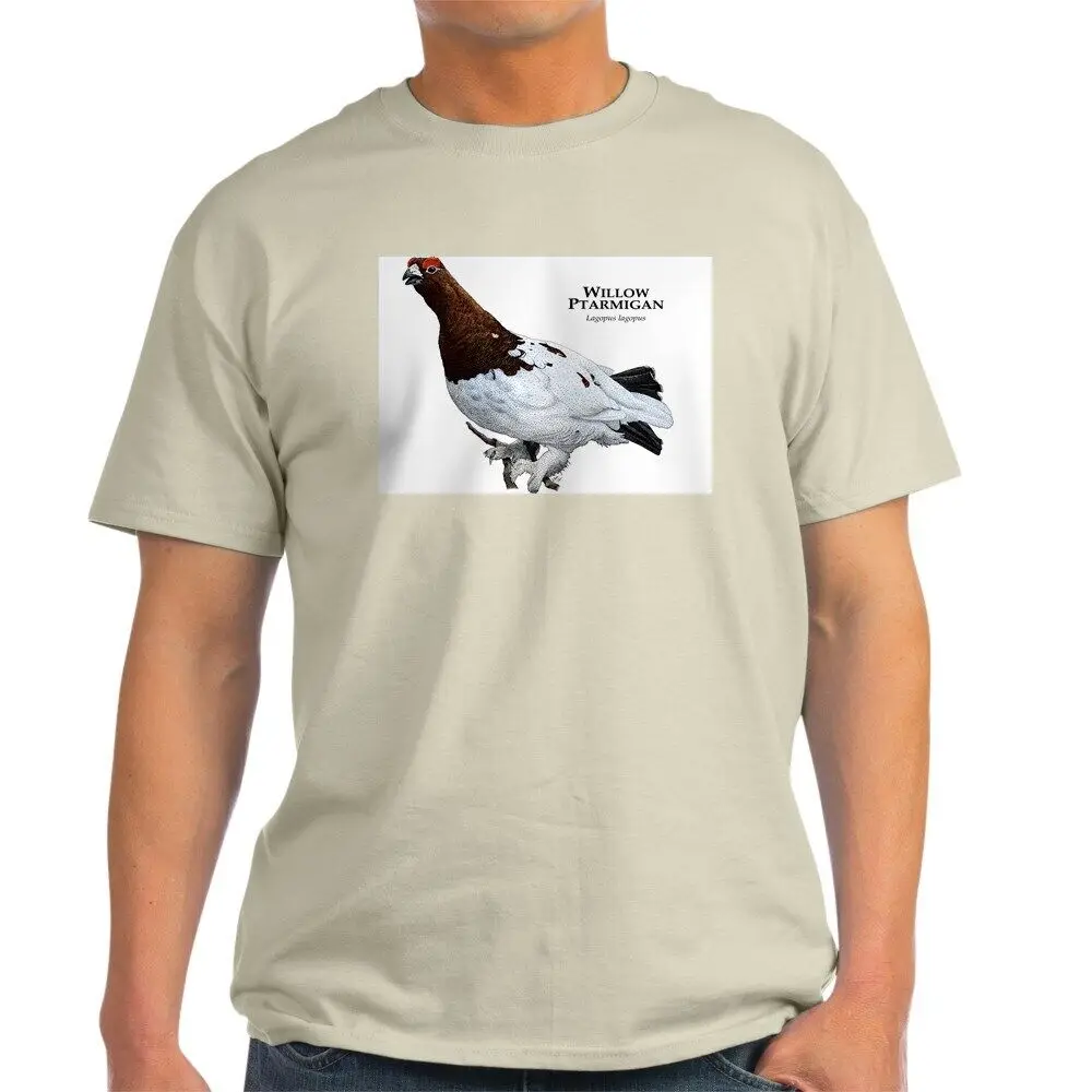 CafePress Willow Ptarmigan Light T Shirt 100 Cotton 643009091 long or short sleeves