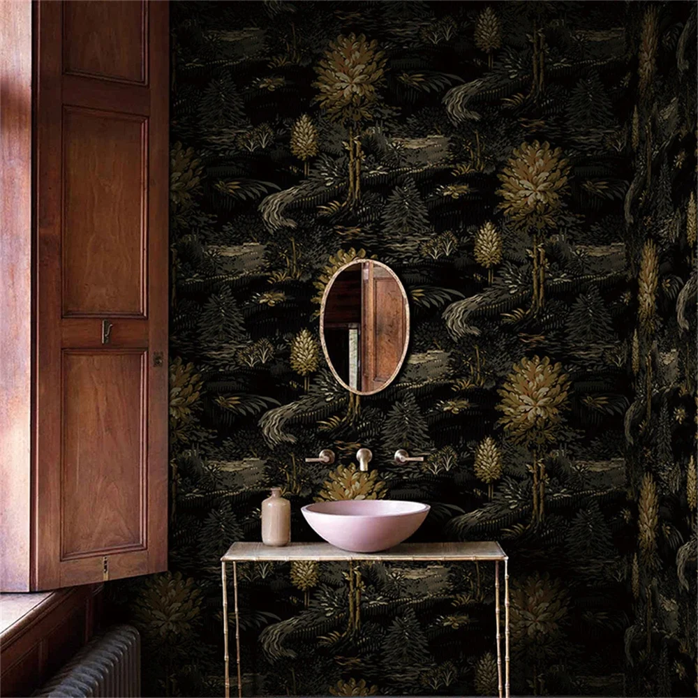 

Custom nordic garden creek river woods pastoral Mural Wallpaper for Wall Painting Living Room Bedroom Background art Wall paper