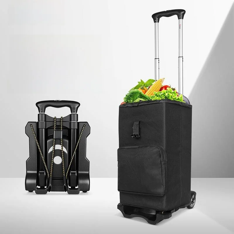 aluminum-alloy-folding-handlebar-shopping-cart-lightweight-two-wheel-grocery-buying-car-portable-luggage-cart