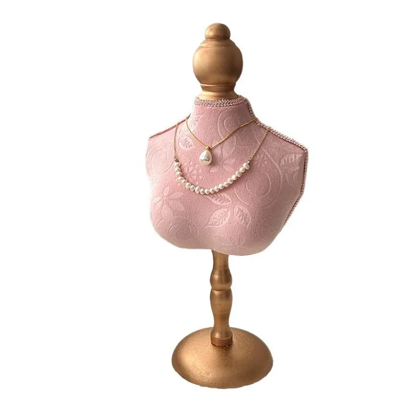 Display stand Portrait neck Pearl necklace Jewelry rack Props stall in live stream