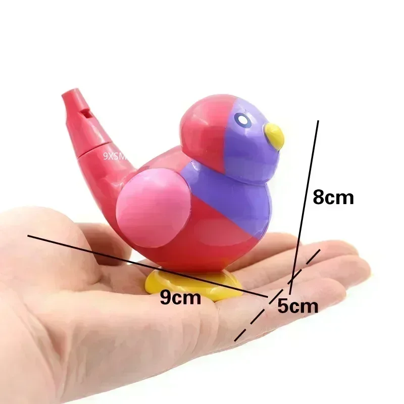 Coloured Drawing Water Bird Whistle Bathtime Musical Toy for Kid Early Learning Educational Children Gift Toy Musical Instrument