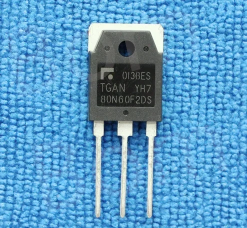 5PCS TGAN80N60F2DS 80N60F2DS 80A600V TO-3P new original  IGBT transistor