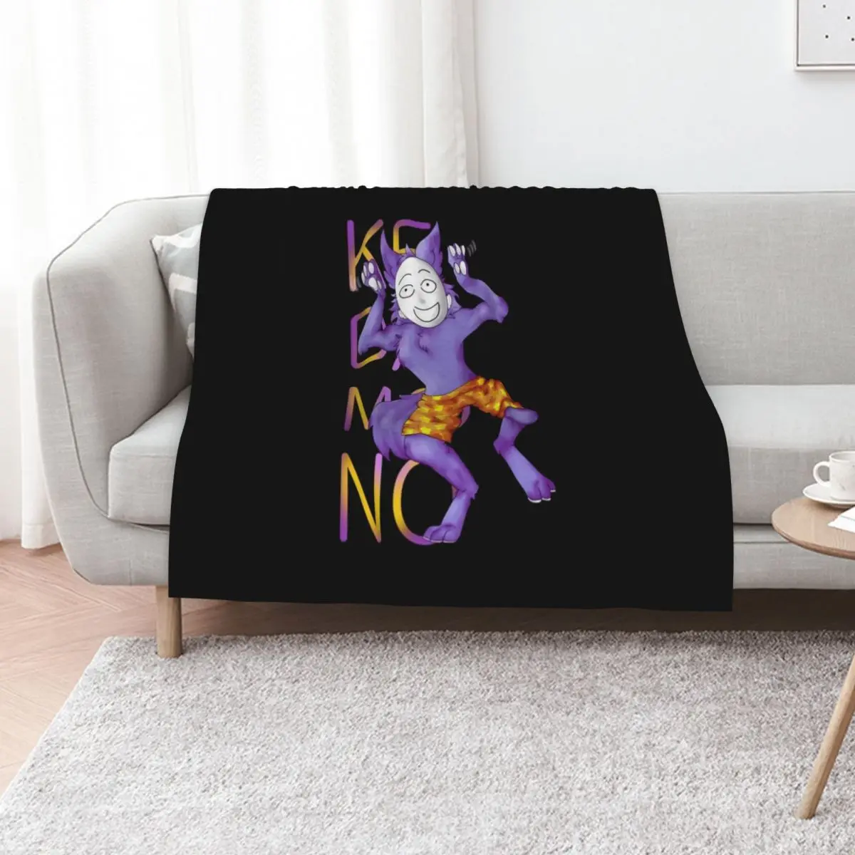 Kedamono Popee The Performer Throw Blanket Polar Decorative Sofa for winter Baby valentine gift ideas Blankets