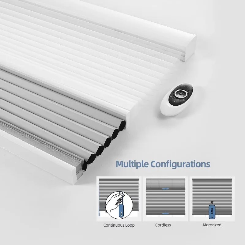 Waterproof Dual Day & Night Honeycomb Roller Blinds Cellular Shades Window Treatment Fabric Blind for Home