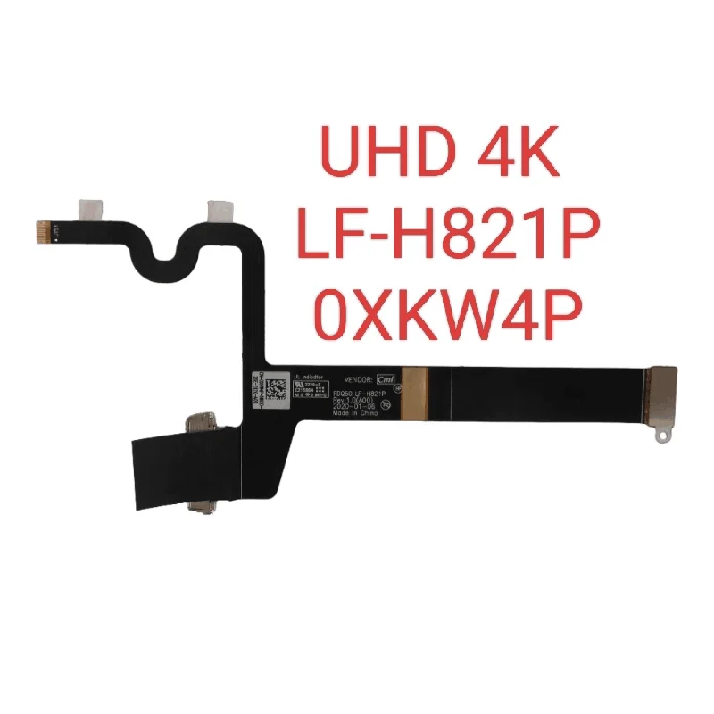 

New LCD LED Video Flex Cable For Dell XPS15 9500 precision 5550 UHD 4K LF-H821P 0XKW4P