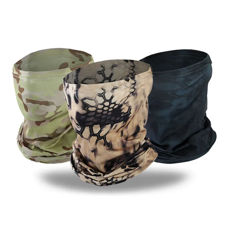 Ensemble foulard et manches en soie glacée pour protection solaire, pour activités de plein air, foulard multifonctionnel, Protection des bras pour la pêche, la randonnée, le cyclisme