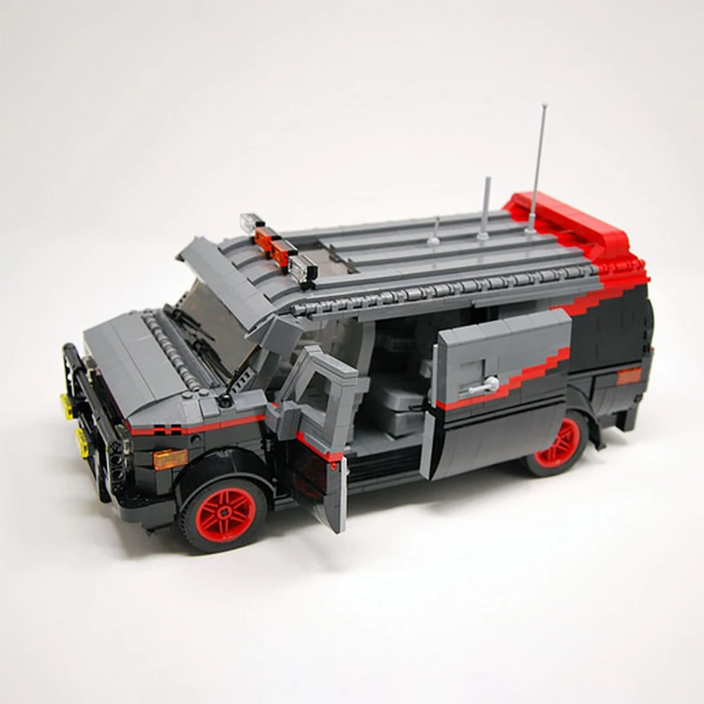 MOC مركبة هندسية حضرية Speed Champion نموذج سيارة كلاسيكية سباق لعبة أطفال هدية تكنولوجيا اللبنات #1