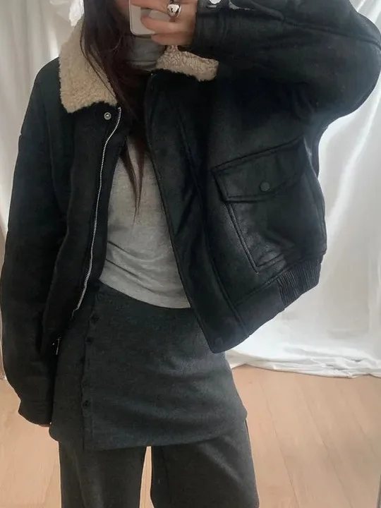 Sweter Rajut Satu Bahu Korea untuk Wanita Musim Gugur Musim Dingin Model Terbaru, Pelangsing, Panjang, Pakaian Dalam, Atasan Modis