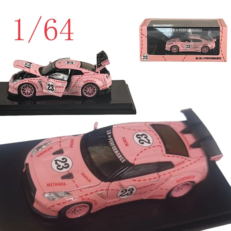 

Old Time Diecast 1/64 Scale ‌Nissan GT-R R35 LB Performance Limited Edition All Doors Opening Alloy Car Model Toys for Boys Gift