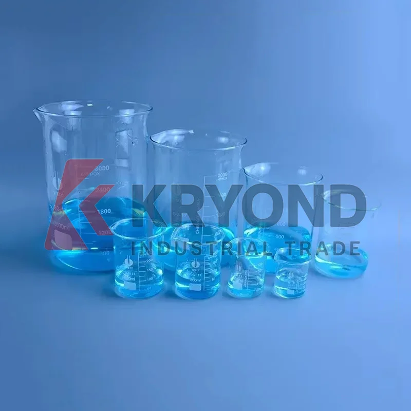 1000ml High-Quality Glass Beaker Chemistry Lab Borosilicate Transparent Thickened Beaker with Spout Original Product