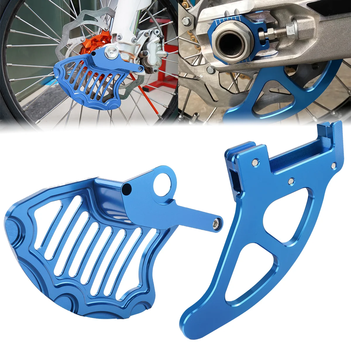 

For 2018-2021 Husqvarna TE 300 TX FX 125 150 250 350 450 501 FE 2022 2023 CNC Motorcycle Front Rear Brake Disc Guard Protector