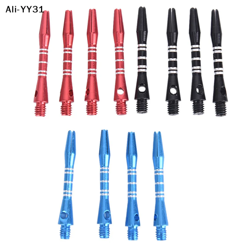 

【ZYAH】12 шт. алюминиевых стержней для дротиков, 3 цвета, резьба 2BA, сменные стержни для дротиков